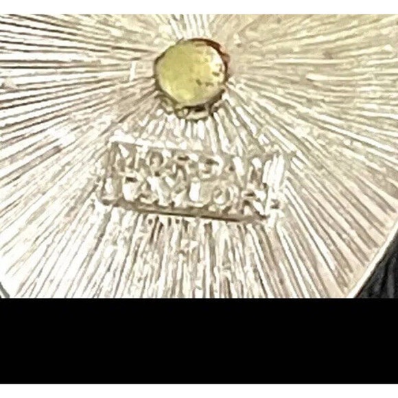 MORGAN TAYLOR Necklace Bracelet Earrings Signed Mixed Metals Jewelry Set Vtg A28 - Picture 5 of 5